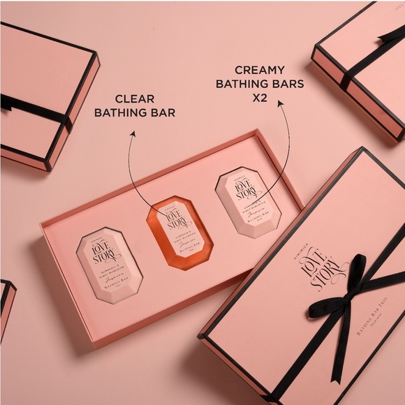 Kimirica Love Story handmade bathing soap bar gift box - pack of two - Picture 3 of 10